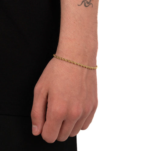 KORDEL ARMBAND GOLDARMBAND 3,20MM 585 GOLD