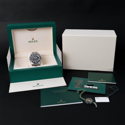 ROLEX SEA-DWELLER RED STAHL/KERAMIK - 126600 - 2023 - FULL SET - VOLL VERKLEBT - NEW