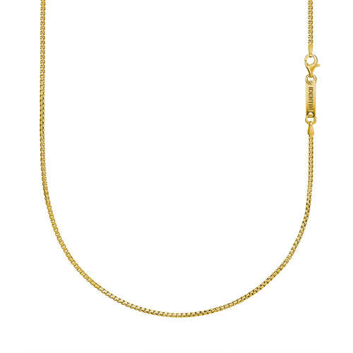 Venezianerkette 925 Silber 18 Karat Vergoldet 2,00mm