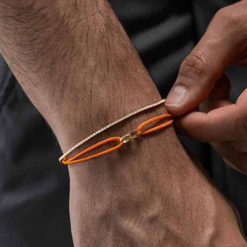 RADIANCE BRACELET 585 GOLD LAB DIAMANTEN