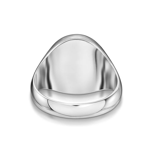 SIEGELRING MALACHIT OVAL 925 SILBER RHODINIERT