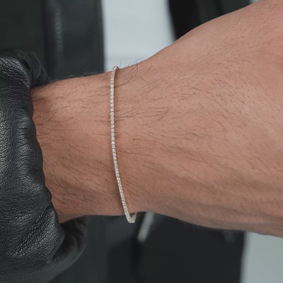 RADIANCE BRACELET 585 GOLD LAB DIAMANTEN