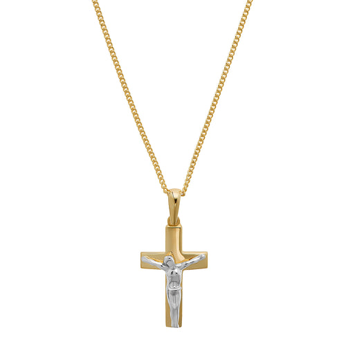 KREUZ KRUZIFIX HALSKETTE 333 GOLD - IDENTIM®