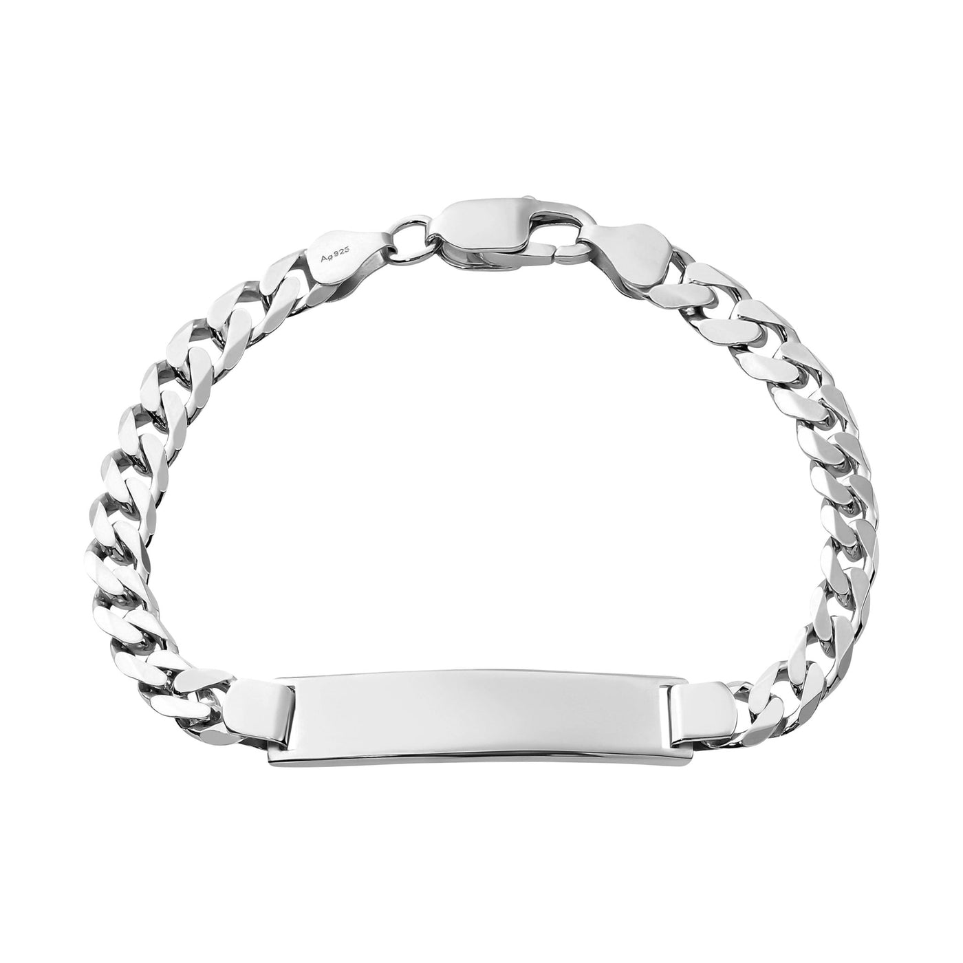 ID-ARMBAND PANZER 925 SILBER RHODINIERT - IDENTIM®